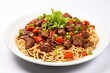 © twilight mist - A plate of delicious tomato beef noodles
