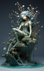 Princess magical sculpture