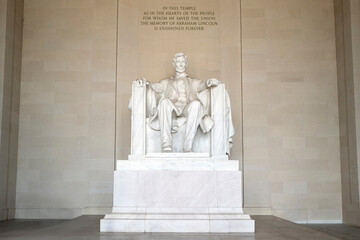 Wall Mural - Abraham Lincoln memorial, Washington