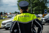 Fototapeta  - Irish police vehicles described, garda, Limerick, Ireland,11,06,2023