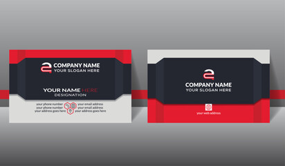 High quality Identity card design, Luxury design corporate identity card templet,  Stylish high quality luxury design business card print ready template