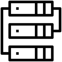 Wall Mural - digital marketing vector line icons