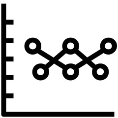Wall Mural - digital marketing vector line icons
