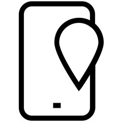 Wall Mural - digital marketing vector line icons