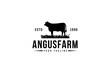© Dyn Studio - cow farm logo vector icon illustration