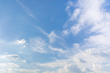 Wall Mural - Blue sky and white clouds.