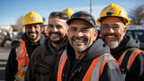 Fototapeta  - construction workers
