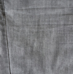 Sticker - Grey color denim jeans fabric texture. Horizontal or vertical light gray denim background