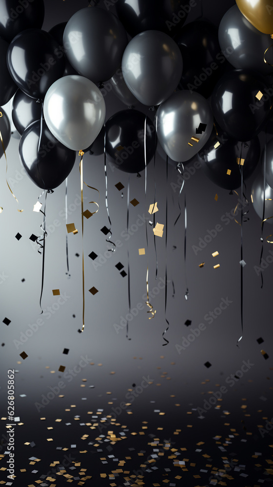 Redefining birthday aesthetics A modern geometric birthday border ...