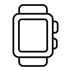 Poster - Outline Smart watch icon