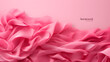 Rosa Seidenstoff auf Rosa Hintergrund Texture aus Seidenstoff Platz für Text Generative Ai