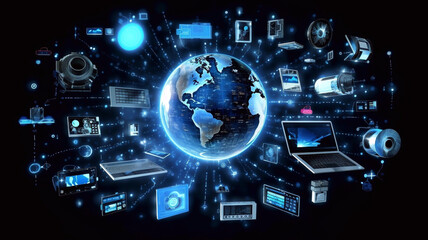 Global networking concept