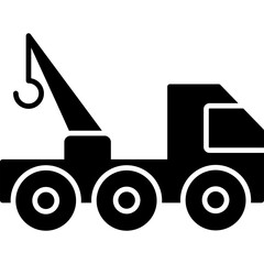 Canvas Print - Tow Truck Icon