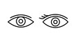 © zo3listic - Eye icon. Look and Vision icon. Eye vector icon