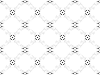 Wall Mural - Seamless pattern with golf clubs. Black and white pattern with golf putter and a golf ball in a minimalist style. Design for print, banners and posters, promotional items. Vector illustration