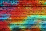Fototapeta Młodzieżowe - Brick Wall Background, Wall Background, Brick Background, AI Generative