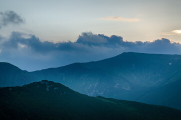 Wall Mural - Abstract mountain background