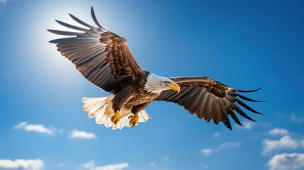  bald eagle in flight