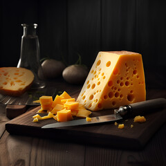 Canvas Print - cheese, food, dairy, french classic