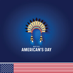 Native American's Day. American native day. united states native concept.