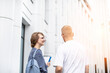 © Mariya Surmacheva - colleagues communicate after work and discuss working moments, Young IT specialists, Corporate culture