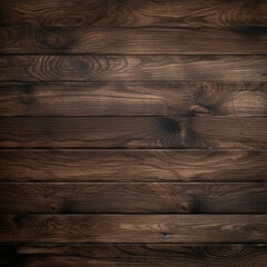 dark old wood background, Rustic Elegance: Dark Brown Wooden Plank Background, AI Generation