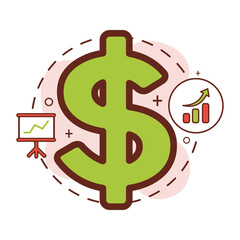 Wall Mural - money sign icon design, business icons.