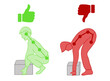 © fabio - Right way and wrong way to lift weights.Tips to avoid back pain.