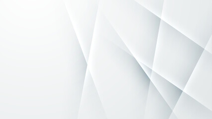 Wall Mural - white luxury background with grey shadow diagonal stripes. light elegant dynamic abstract bg. trendy
