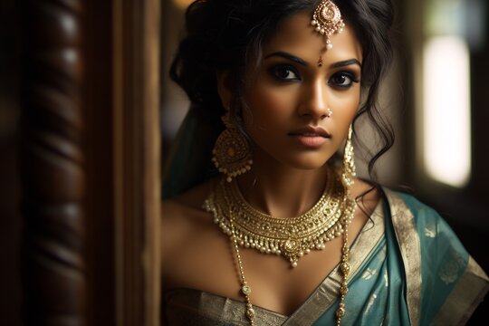 Indian Model Showcasing their Culture (generated)