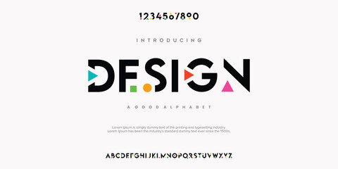 modern abstract digital alphabet font. minimal technology typography, creative urban sport fashion f