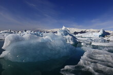 Jökulsárlón Is A Large Glacial Lake Located In The South Of The Vatnajökull Glacier Between The Vatnajökull National Park And The Town Of Höfn,appeared Between 1934 And 1935