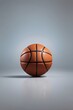 Ilustración en vertical de una pelota de baloncesto