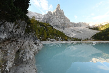 Wall Mural - lake in the mountains