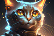 © 대환 박 - Draw a cat with big eyes.Generative AI