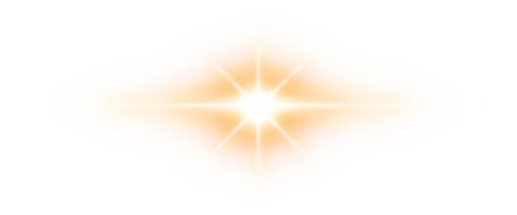 Wall Mural - glow yellow light effect