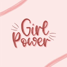 Girl Power Lettering
