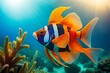 fish in aquarium generated by AI tool