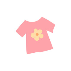 Canvas Print - pink t shirt for baby girls