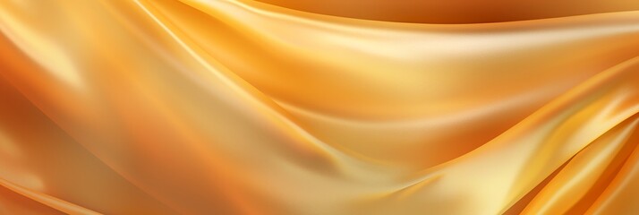 Wall Mural - Orange gold yellow satin color gradient background