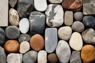 Wall Mural - rocks and stone texture background, created using generative ai technology