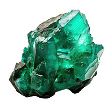 Emerald Stone Isolated
