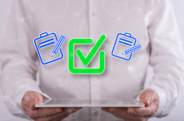 Wall Mural - Concept of document validation