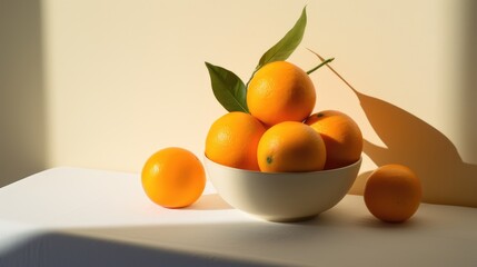 orangen in einer schale