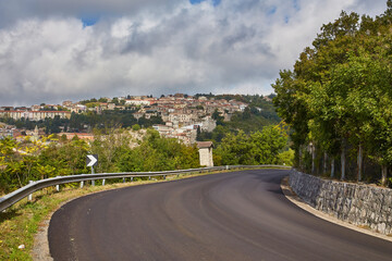 Canvas Print - Buonalbergo, Italy. Journey to an Italian village