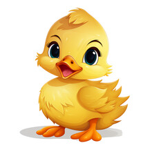 Cute Duckling Clipart