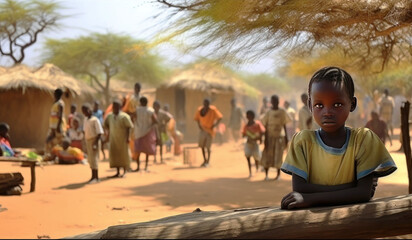 students in a school in africa take the lesson and write notes on a blackboard . children at school 