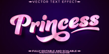 Princess Text Effect, Editable Queen And Pink  Text Style