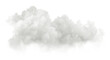 Leinwandbild Motiv Calmness soft clouds explosion shapes on transparent backgrounds 3d illustrations png