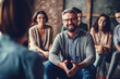 © Creative Clicks - A professional therapist conducting a group therapy session.